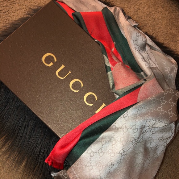 Gucci Accessories - New Gucci Silk Scarf